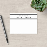 Varsity Style Stripes From The Desk Of Coach Post-it Notes<br><div class="desc">Varsity Style Personalized Post-it® Notes featuring the last name in a sporty font that is great for coaches. Personalize it by replacing the placeholder text. For more options such as to change the font, it's size or spacing click the "Customize" button. *Please note that the Zazzle Watermark that appears in...</div>