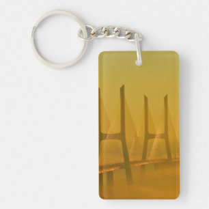Vasco da Gama Bridge Lisbon Portugal Keychain