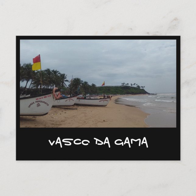 Vasco da Gama, Goa (India) Postcard (Front)