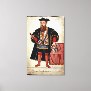 Vasco da Gama , illustration Canvas Print