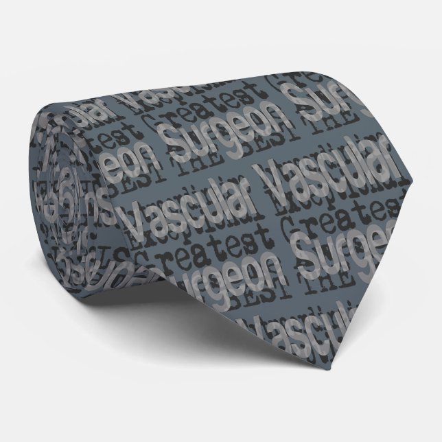 Vascular Surgeon Extraordinaire Tie (Rolled)