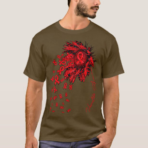 Vasculitis Awareness Sunflower ribbon flowers fall T-Shirt