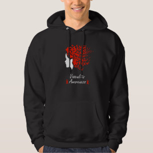 Vasculitis Awareness Women Butterflies Hair Ribbon Hoodie