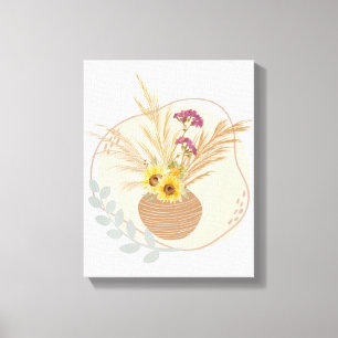 Vase à fleurs Art mural floral