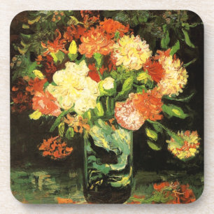 Vase à Van Gogh avec des dessous de verre