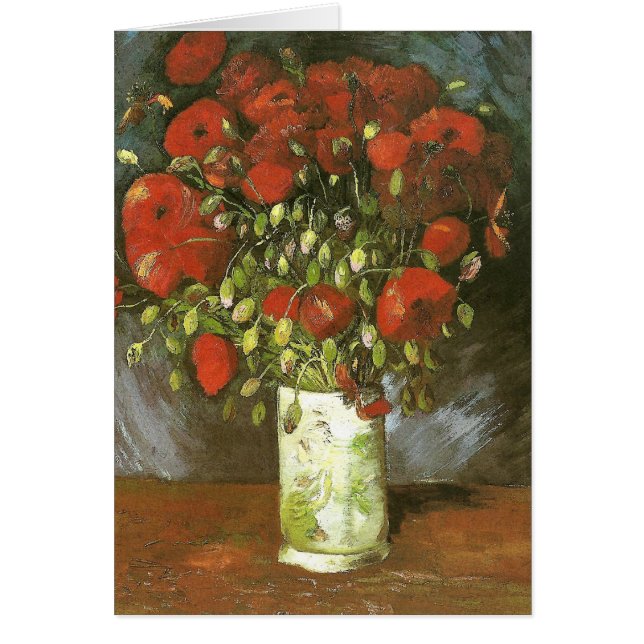 Vase Avec Des Pépites Rouges (F279) Van Gogh Art (Devant)