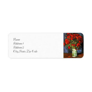 Vase avec les "Red Poppies" de Van Gogh