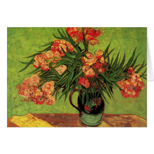 Vase avec Oleanders et livres par Vincent van Gogh