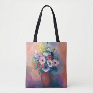 Vase D’anémones   Odilon Redon Tote Bag