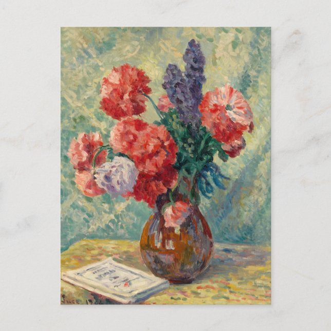 Vase de Fleurs | Maximilien Luce Postcard (Front)