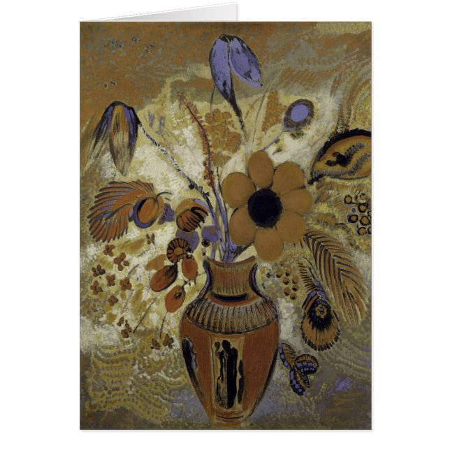 Vase étrusque avec fleurs (Devant)