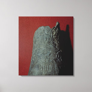 Vase, from Uruk  3rd millennium BC Canvas Print