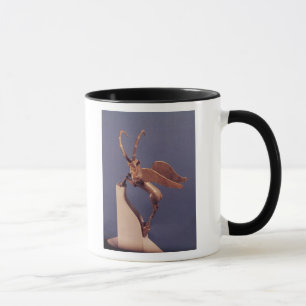 Vase handle in the form of a winged ibex mug