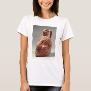 Vase in shape of double head, c.400 AD (pottery) T-Shirt