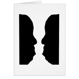 Vase Man Optical Illusion