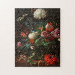 Vase of Flowers, 1660 by Jan Davidsz de Heem Jigsaw Puzzle<br><div class="desc">Jan Davidsz. de Heem or in-full Jan Davidszoon de Heem,  also called Johannes de Heem or Johannes van Antwerpen or Jan Davidsz de Hem (1606-1684),  was a still life painter who was active in Utrecht and Antwerp. Jan Davidsz de Heem - Vase of Flowers,  1660.</div>
