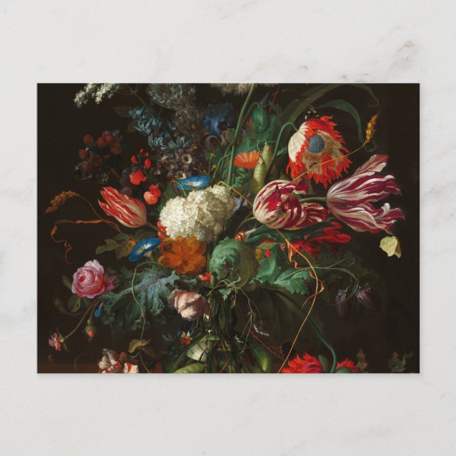 Vase of Flowers, 1660 by Jan Davidsz of Heem Postcard (Front)