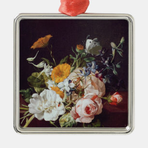 Vase of Flowers, 1695 Metal Ornament