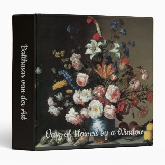 Vase of Flowers by a Window, Balthasar van der Ast Binder