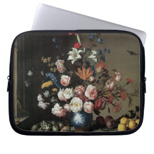 Vase of Flowers by a Window, Balthasar van der Ast Laptop Sleeve