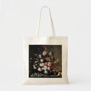 Vase of Flowers by a Window, Balthasar van der Ast Tote Bag
