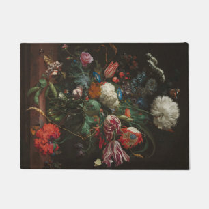 Vase of Flowers - Jan Davidsz. de Heem Doormat