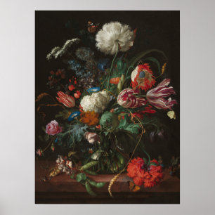 Vase of Flowers - Jan Davidsz. de Heem Poster