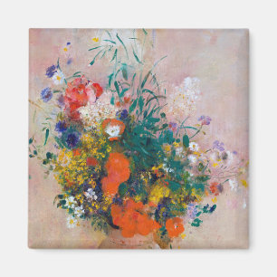 Vase of Flowers, Redon Magnet