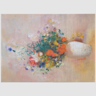 Vase of Flowers, Redon Tissue Paper