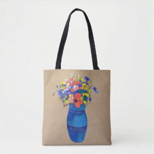 Vase of Flowers, Redon Tote Bag