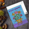 Vase of Happy Spring Flowers Postcard