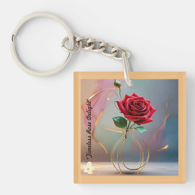 "Vase of Tranquillity" Keychain (Front)