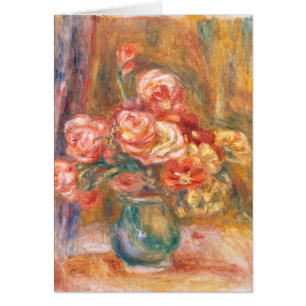 Vase Rose Auguste Renoir Art