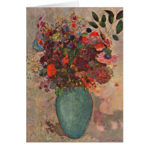 Vase turque par Odilon Redon, Fleurs Vintages Art
