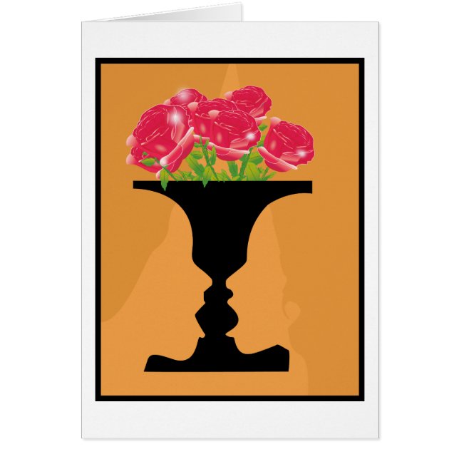 vase/visages (Devant)