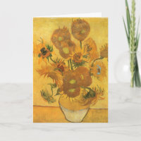 Vase with 15 Sunflowers by Vincent van Gogh