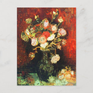 Vase with Asters & Phlox Van Gogh Fine Art Postcard