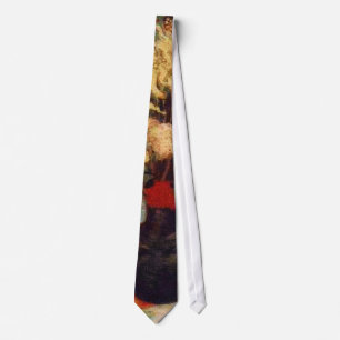 vase with carnations and other flowers van Gogh Tie