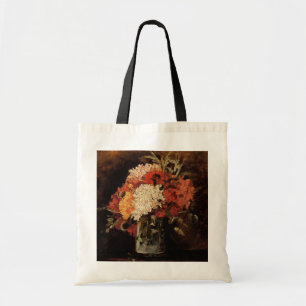 Vase with Carnations by Vincent van Gogh Tote Bag