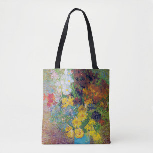 Vase with Daisies and Anemones, Van Gogh Tote Bag