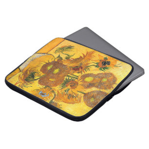 Vase with Fifteen Sunflowers by Vincent van Gogh Laptop Sleeve