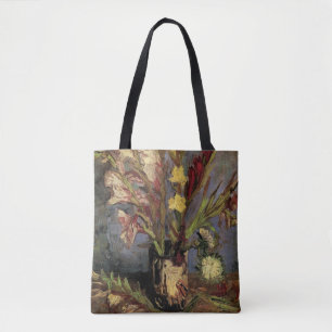 Vase with Gladioli by Vincent van Gogh Tote Bag