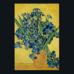 Vase with Irises by Van Gogh - Still Life Poster<br><div class="desc">Vincent van Gogh's art - Paintings of floral and nature - Post-impressionist landscape artworks - Vase with Irises</div>