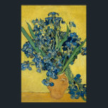 Vase with Irises by Van Gogh - Still Life Poster<br><div class="desc">Vincent van Gogh's art - Paintings of floral and nature - Post-impressionist landscape artworks - Vase with Irises</div>