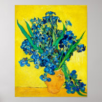 Vase with Irises, Van Gogh