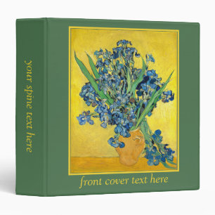 Vase with Irises , Vincent Van Gogh Binder