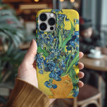 Vase with Irises , Vincent Van Gogh iPhone 15 Pro Max Case<br><div class="desc">Still Life: Vase with Irises Against a Yellow Background stands out as one of Vincent van Gogh's most well-known floral still life paintings. Phone Case inspired by Vincent Van Gogh's stunning artwork "Vase with Irises." This vibrant design captures the beauty of blooming irises, bringing a touch of classic art to...</div>