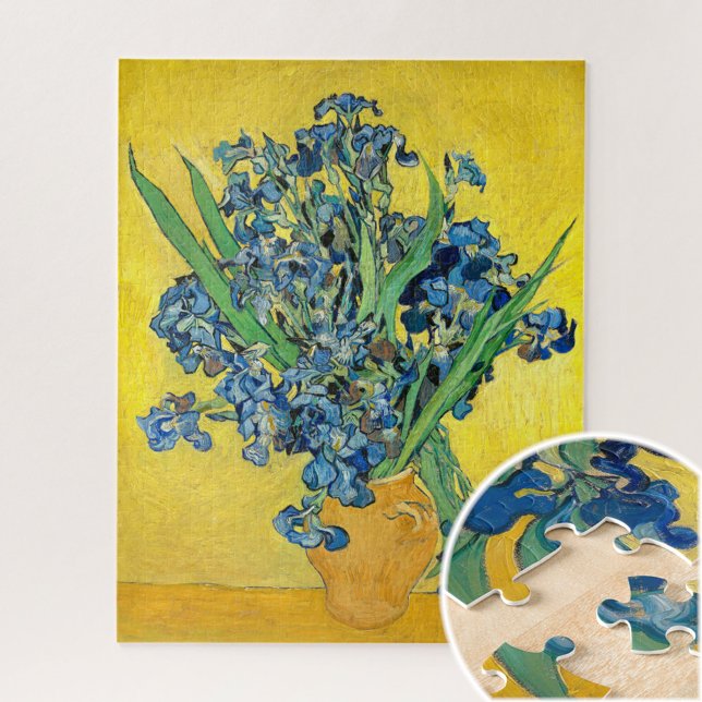 Vase with Irises , Vincent Van Gogh Jigsaw Puzzle (Creator Uploaded)