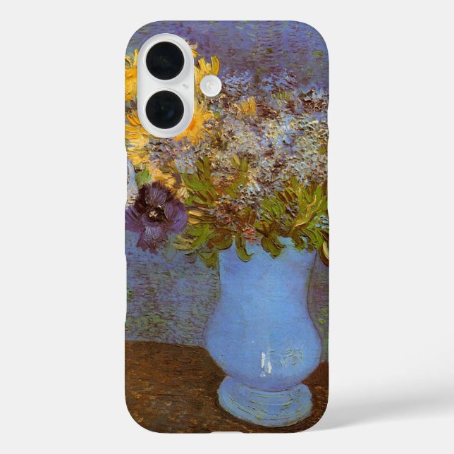 Vase with Lilacs and Daisies by Vincent van Gogh Case-Mate iPhone Case (Back)