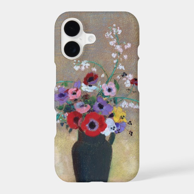 Vase with Mixed Flowers, Redon (Back)